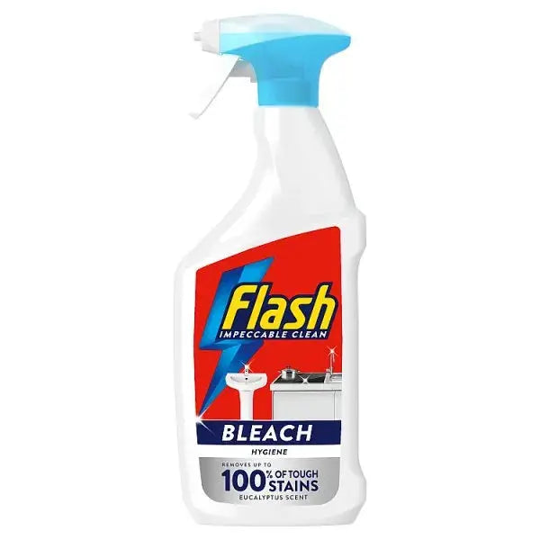 Flash Bleach Cleaning Spray For Hard Surfaces 500ML (Case of 10)  Adomoo