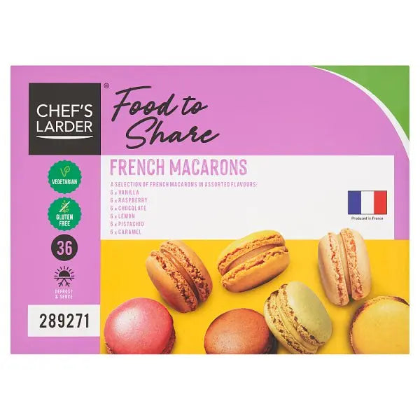 Chef's Larder French Macarons 456g  Adomoo