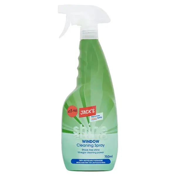 Jack's Shine Window Cleaning Spray 750ml (Case of 6)  Adomoo