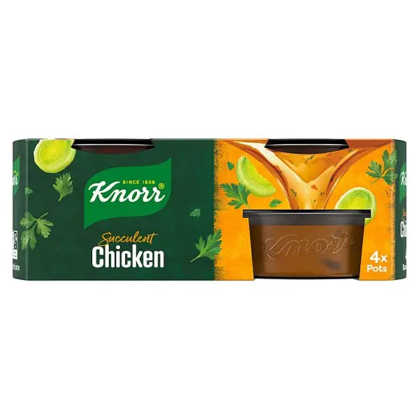 Knorr Stock Pots Chicken 4x 28 g (Case of 8)  Adomoo