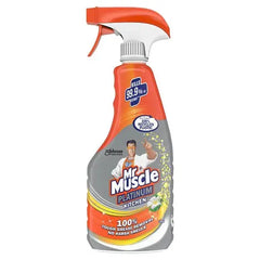 Mr Muscle Platinum Kitchen Cleaning Spray 500ml (Case of 10)  Adomoo