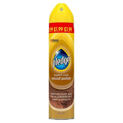 Pledge Wood Polish Aerosol, 250ml (Case of 6)  Adomoo
