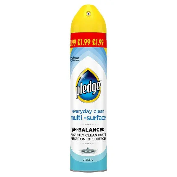 Pledge Multi-Surface Aerosol, 250ml (Case of 6)  Adomoo