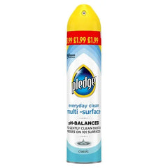 Pledge Multi-Surface Aerosol, 250ml (Case of 6)  Adomoo