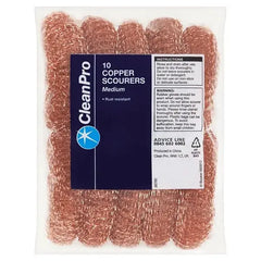 CleanPro 10 Copper Scourers Medium  Adomoo