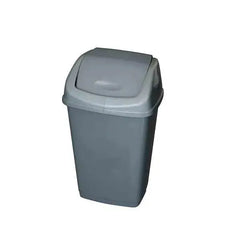 25 L Swing Bin Grey  Adomoo