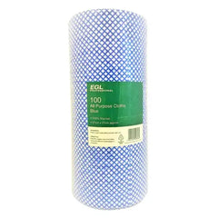 EGL Professional 100 All Purpose Cloths Blue  Adomoo