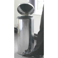 30L Pedal Bin - Mirror Stainless Steel  Adomoo