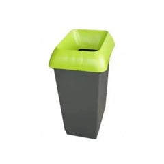 30L Recycling Bin with Lime Lid  Adomoo