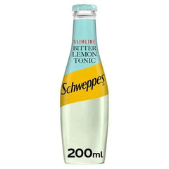 Schweppes Slimline Bitter Lemon 200ml (Case of 24)  Adomoo