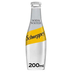 Schweppes Soda Water 24 x 200ml (Case of 24)  Adomoo