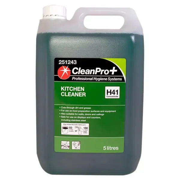 CleanPro+ Kitchen Cleaner H41 Concentrate 5 Litres  Adomoo