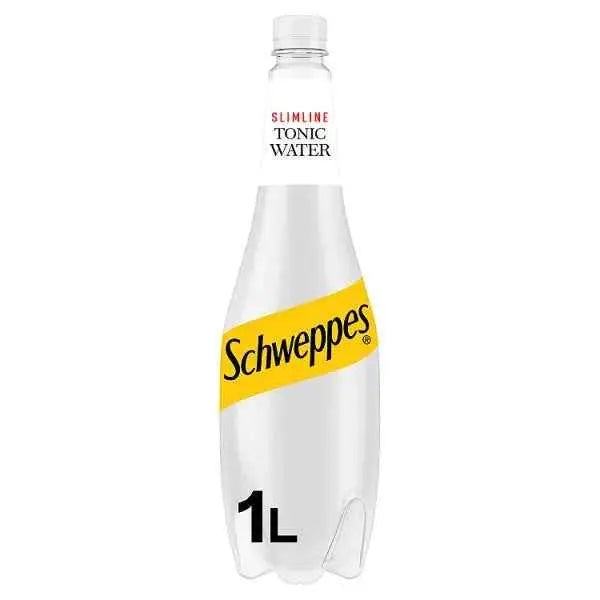 Schweppes Slimline Tonic Water 1L (Case of 6)  Adomoo