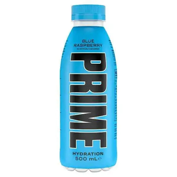 Prime Hydration Blue Raspberry 500ml (Case of 12)  Adomoo