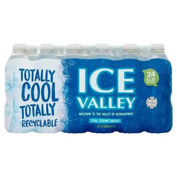 Ice Valley Still Spring Water 24 x 500ml (Case of 24)  Adomoo