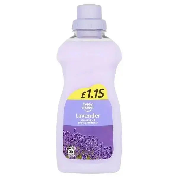 Happy Shopper Lavender Concentrated Fabric Conditioner 30 Washes 750ml (Case of 8)  Adomoo