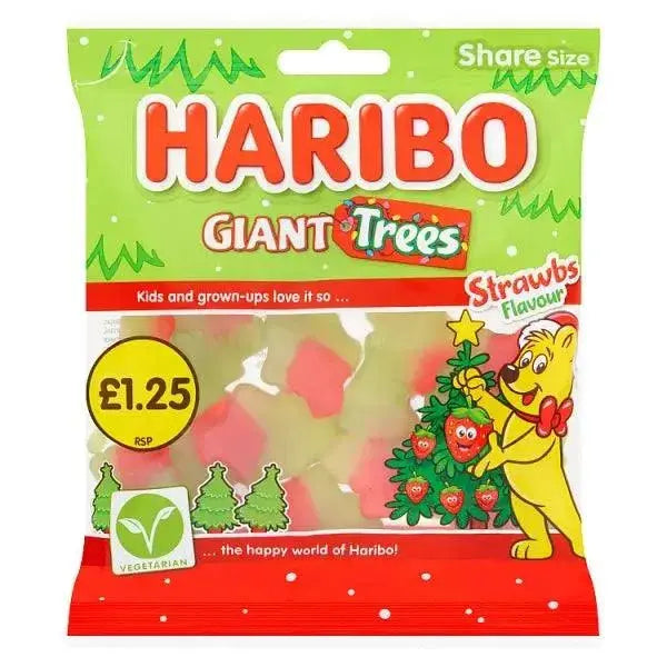 HARIBO Giant Trees Strawbs Flavour 140g  Adomoo