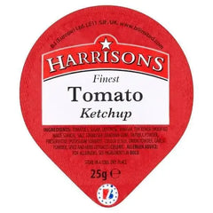 Harrisons Finest Tomato Ketchup Dip Pots 100 x 25g  Adomoo