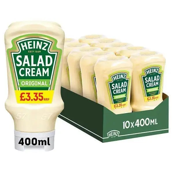 Heinz Salad Cream Original 400ml (Case of 10)  Adomoo