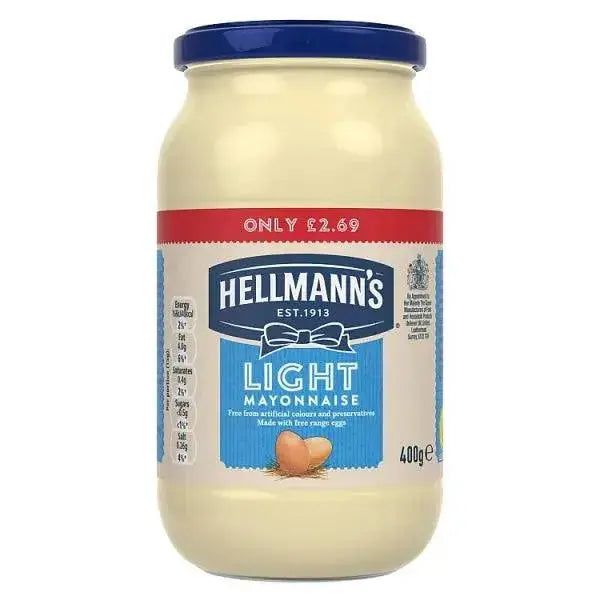 Hellmann's Mayonnaise Light 400g (Case of 6)  Adomoo
