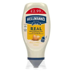 Hellmann's Squeezy Mayonnaise Real 430ml (Case of 8)  Adomoo