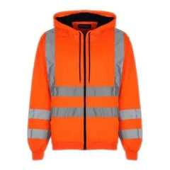 Hi Vis HV008 Hooded Zipper Adomoo