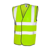 Hi Viz Safety Yellow Waistcoat Adomoo