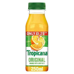 Tropicana Original Orange with Juicy Bits 250ml (Case of 8)  Adomoo