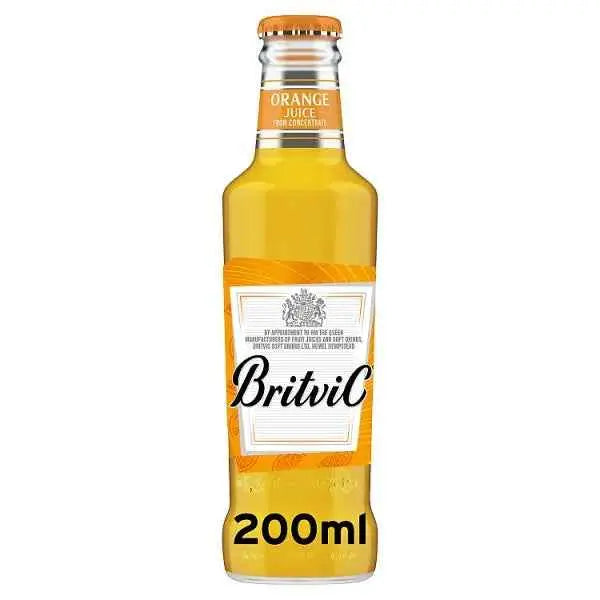 Britvic Orange Juice Bottle 200ml (Case of 24)  Adomoo