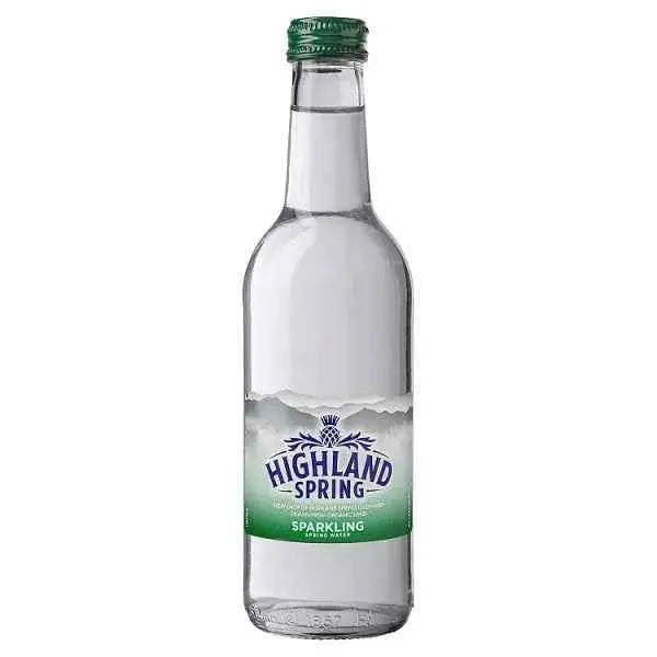 Highland Spring Sparkling Spring Water 330ml (Case of 24)  Adomoo