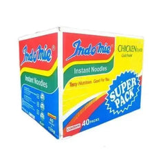 Indomie Noodles - Regular Chicken Box x 40packs, 2.8kg  Adomoo