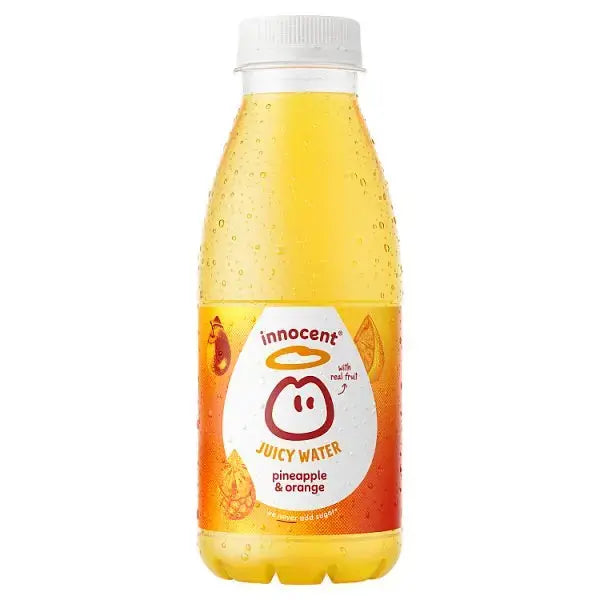 innocent Juicy Water Pineapple & Orange 420ml (Case of 12)  Adomoo