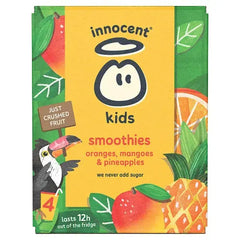 innocent Kids Oranges, Mangoes & Pineapples Smoothies 4x150ml  Adomoo