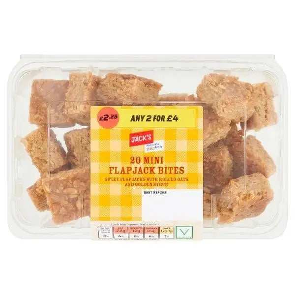Jack's 20 Mini Flapjack Bites (Case of 4) Adomoo