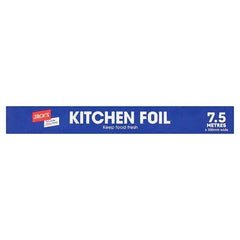 Jacks Kitchen Foil 7.5 Metres x 300mm Wide  Adomoo