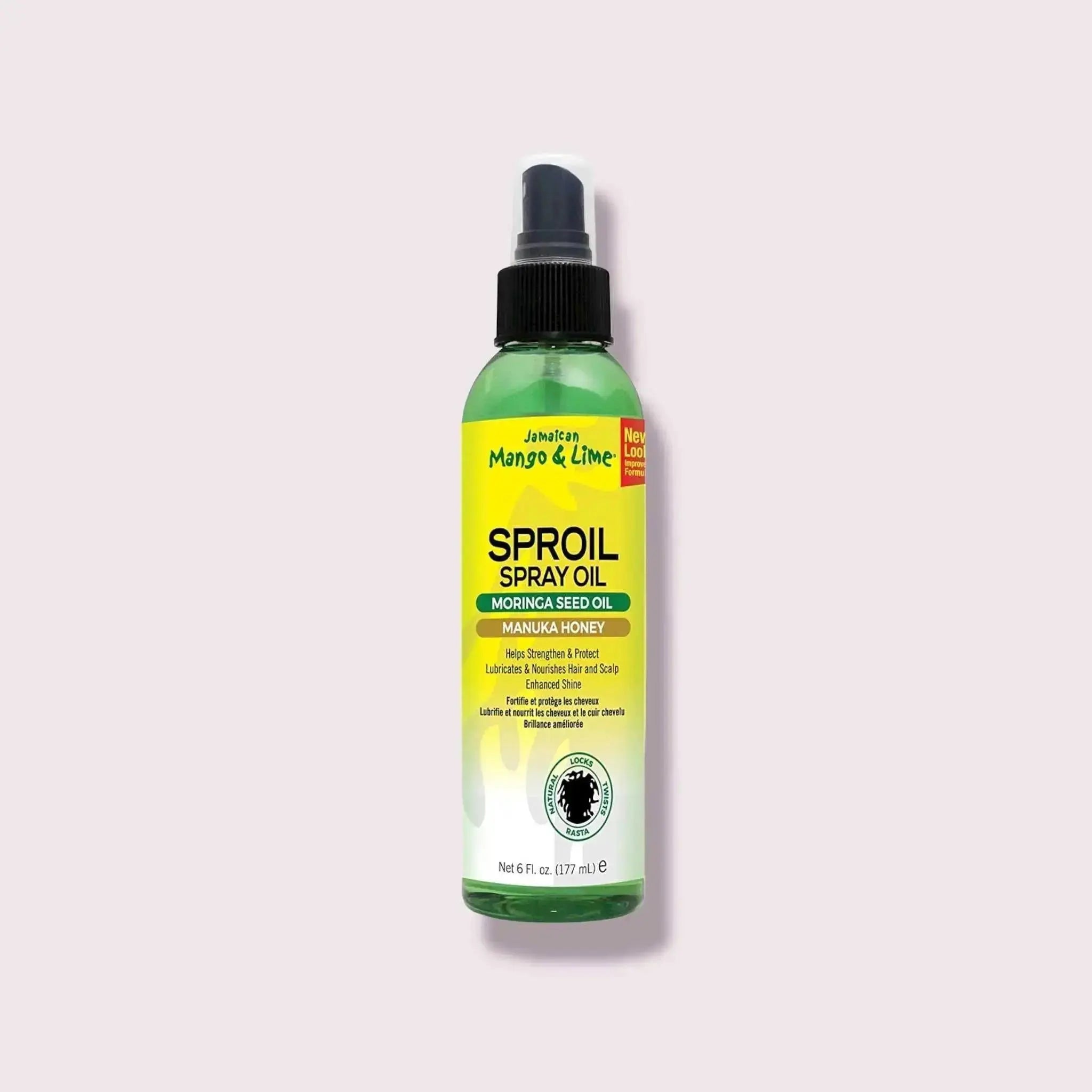 Jamaican Mango & Lime Sproil Spray Oil For Hair, 6 Fl Oz  Adomoo