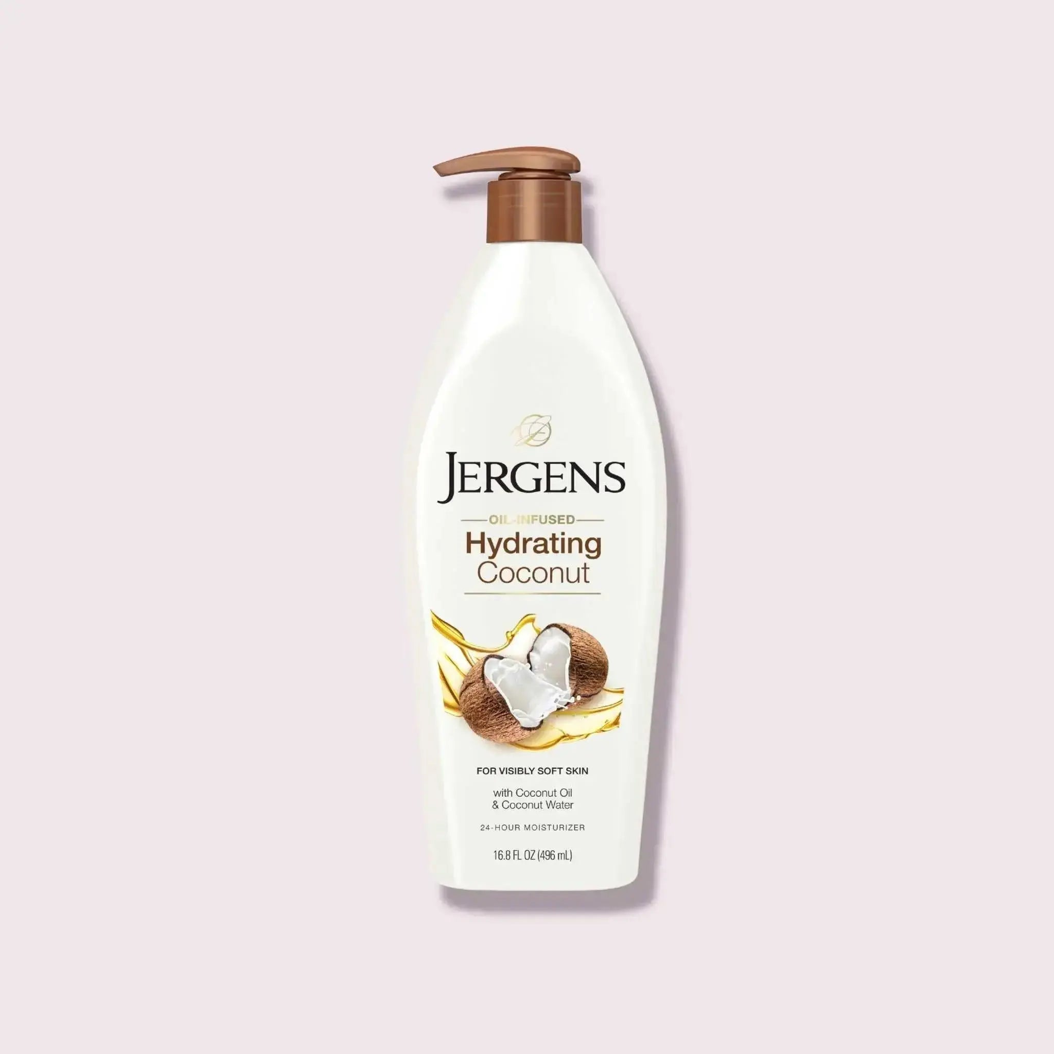 Jergens Hydrating Coconut Body Lotion, 16.8 fl oz  Adomoo
