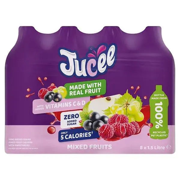 Jucee Mixed Fruit 8 x 1.5 Litre (Case of 8)  Adomoo
