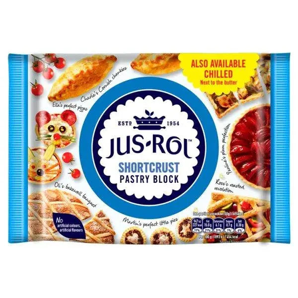 Jus-Rol Frozen Shortcrust Pastry Block 500g  Adomoo