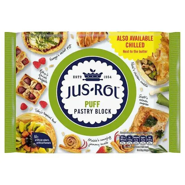 Jus-Rol Puff Pastry Block 500g  Adomoo