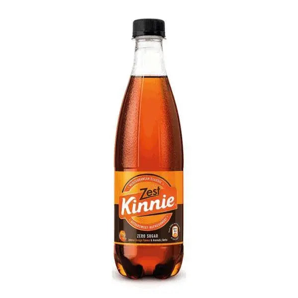 Kinnie Zest Orange & Herb Soft Drink 12 x 500ml PET  Adomoo
