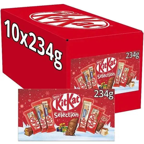 Kit Kat Selection Chocolate Selection Box 234g (Case of 10)  Adomoo