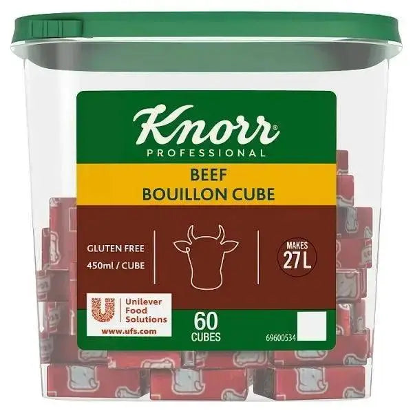 Knorr Professional 60 Beef Bouillon Cube 600g Knorr
