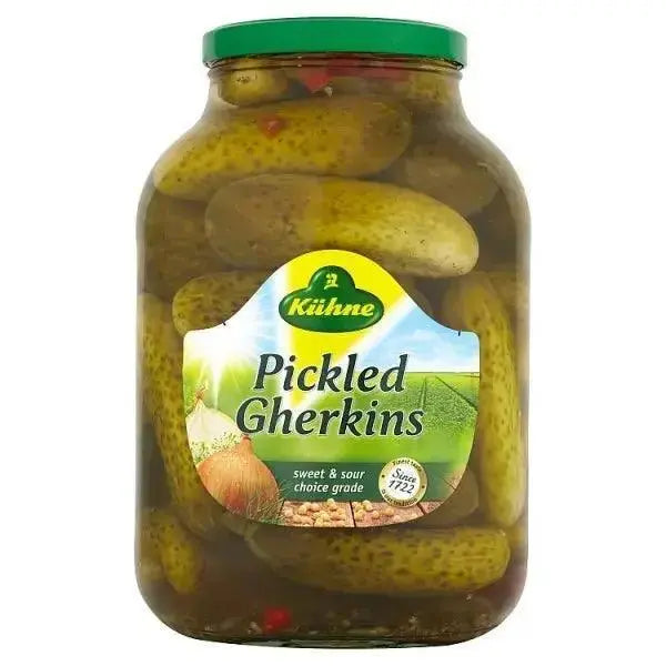 Kühne Pickled Gherkins 2450g (Drained Weight 1380g) Kühne
