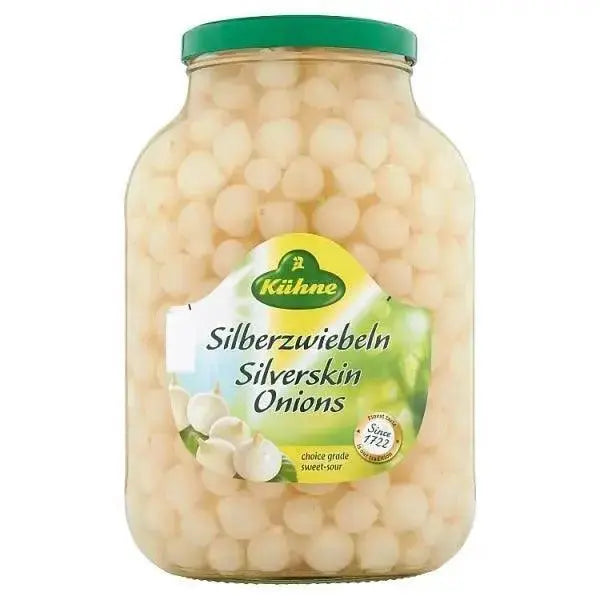 Kühne Silverskin Onions 2400g (Drained Weight 1380g) Kühne