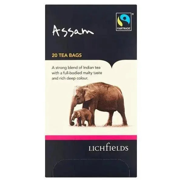 Lichfields Fairtrade Assam 20 Tea Bags 40g  Adomoo