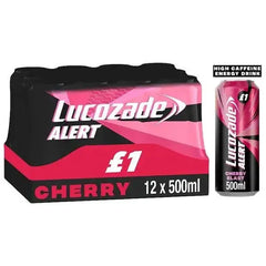 Lucozade Alert Cherry Blast Energy Drink 500ml £1 PMP (Case of 12)  Adomoo