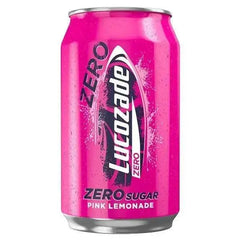 Lucozade Zero Pink Lemonade 330ml (Case of 24)  Adomoo