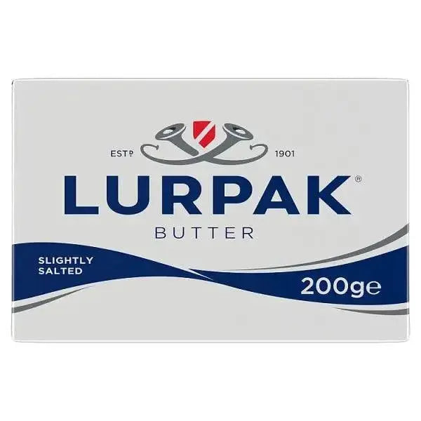 Lurpak Slightly Salted Butter 200g (Case of 10)  Adomoo