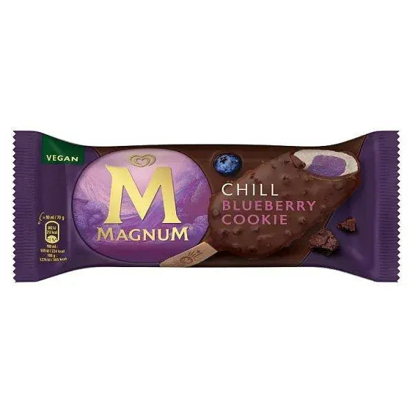 Magnum Chill Ice Cream Stick Blueberry Cookie 90ml - Case of 20  Adomoo